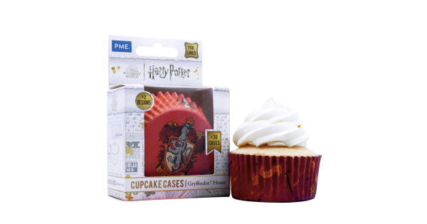 Cápsulas de Cupcakes Gryffindor Rojo (30) Harry Potter PME