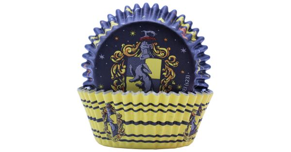 Cápsulas de Cupcakes Hufflepuff Amarillo y Azul (30) Harry Potter PME