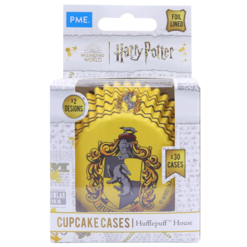 Cápsulas de Cupcakes Hufflepuff Amarillo y Azul (30) Harry Potter PME