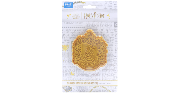 Pack de Cortante y Sello Estampación Escudo Slytherin Harry Potter PME