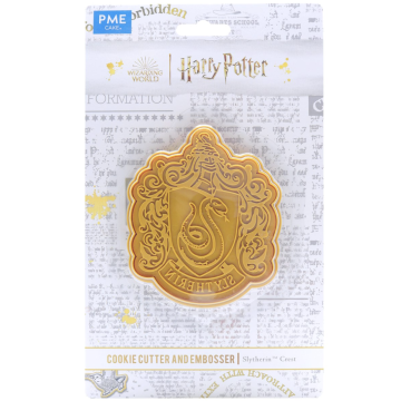 Pack de Cortante y Sello Estampación Escudo Slytherin Harry Potter PME