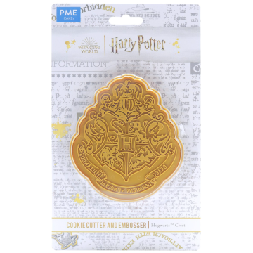 Pack de Cortante y Sello Estampación Escudo Hogwarts Harry Potter PME