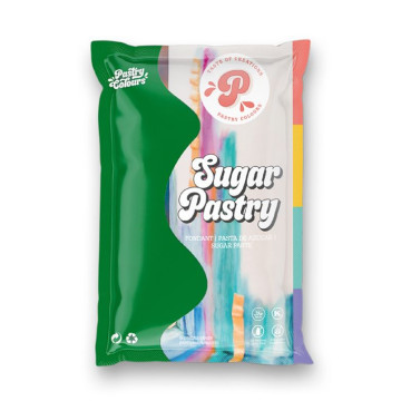 Fondant Verde Hoja Sugar Pastry 2kg Sin Glutén Pastry Colours