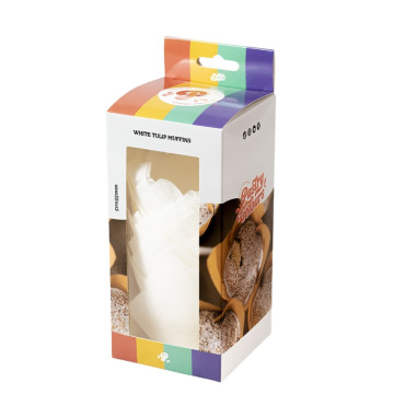 Cápsulas de Muffins Blanco (50) Pastry Colours