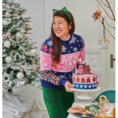 Jersey de Lana Navideño + Mini Ornamento Jersey L Funcakes