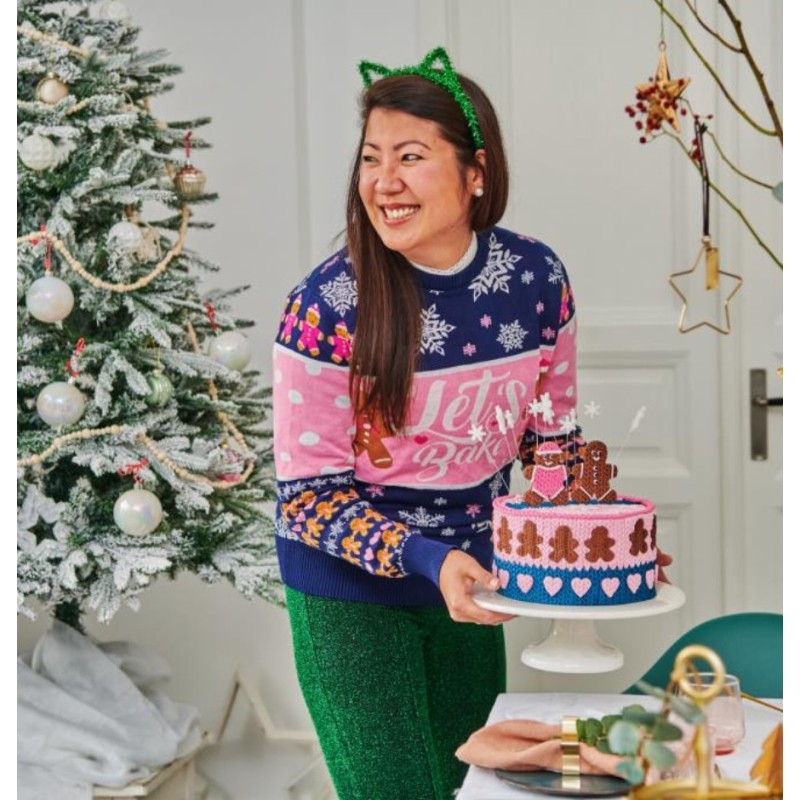 Jersey de Lana Navideño + Mini Ornamento Jersey S Funcakes