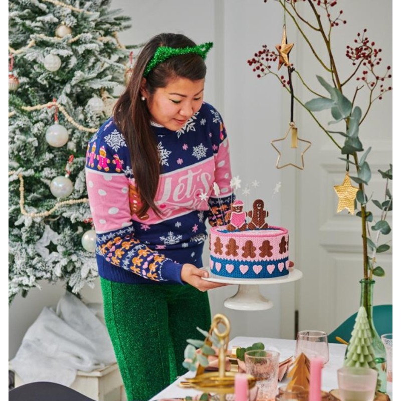 Jersey de Lana Navideño + Mini Ornamento Jersey S Funcakes