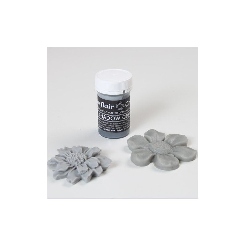 Colorante en pasta Shadow Grey Gris Sombra Sugarflair
