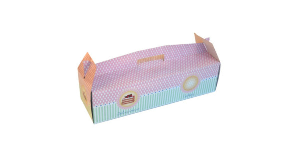Caja rectangular para Brazo Gitano 45 cm Delicious