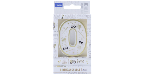 Vela de cumpleaños Número 0 Harry Potter PME