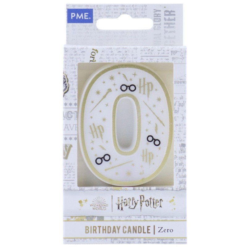 Vela de cumpleaños Número 0 Harry Potter PME
