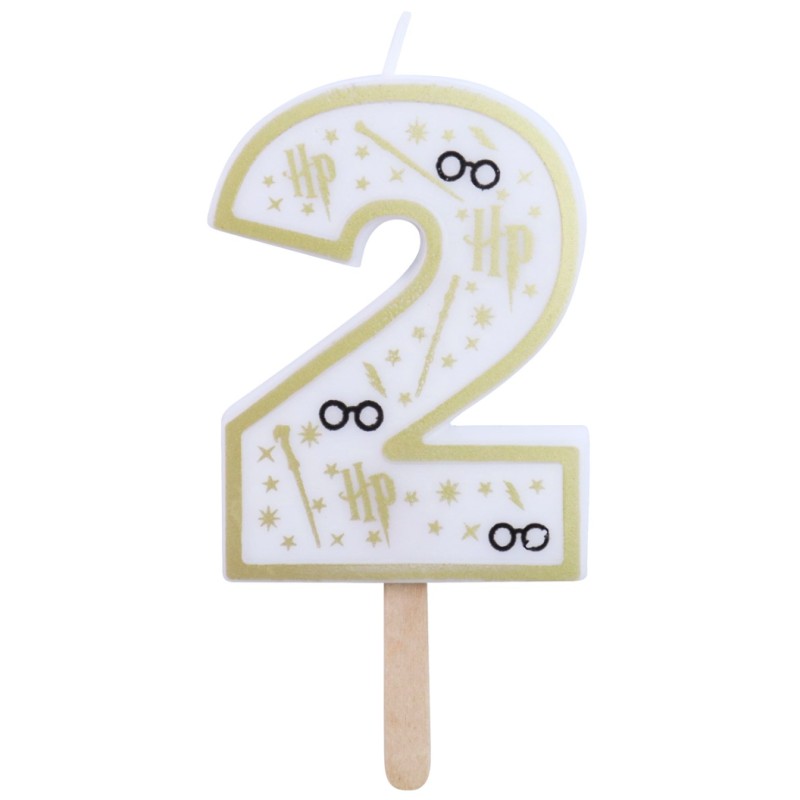 Vela de cumpleaños Número 2 Harry Potter PME