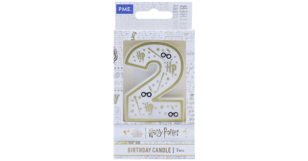 Vela de cumpleaños Número 2 Harry Potter PME