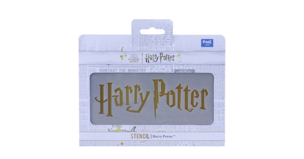 Plantilla Stencil para tarta Harry Potter PME
