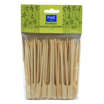 Pack 100 brochetas de Bambú 12 cm PME