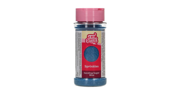 Sprinkles Cristales de Azúcar Azul 80 g Funcakes