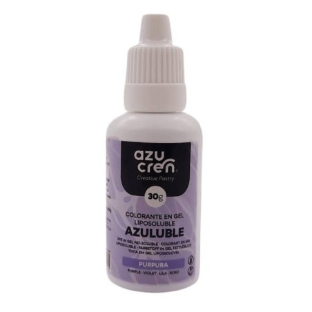 Colorante en gel liposoluble Violeta Púrpura 30 ml Azucren