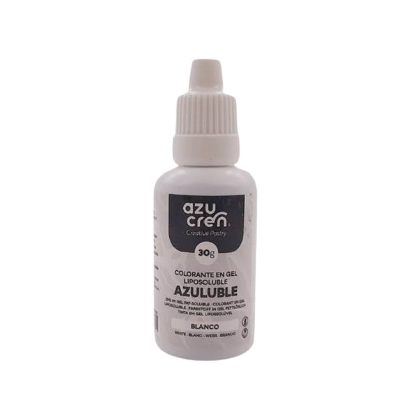 Colorante en gel liposoluble Blanco 30 ml Azucren