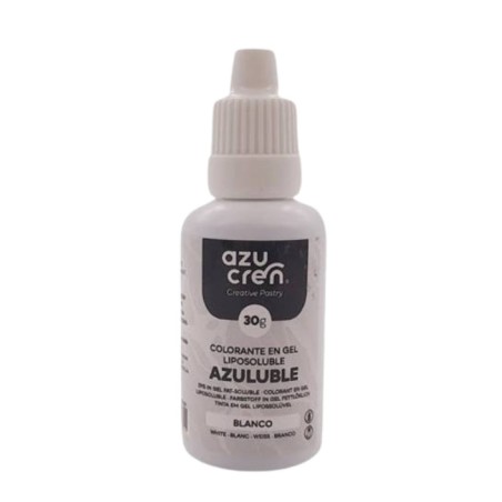 Colorante en gel liposoluble Blanco 30 ml Azucren
