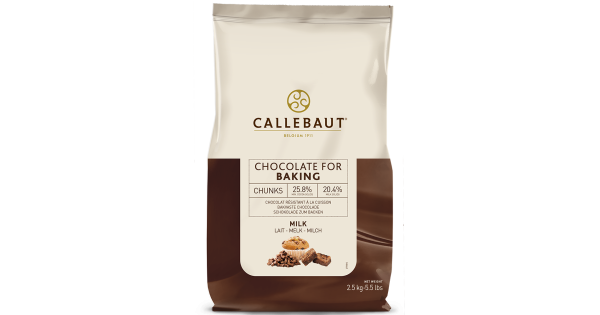 Chunk de Chocolate con leche 2.5kg Callebaut