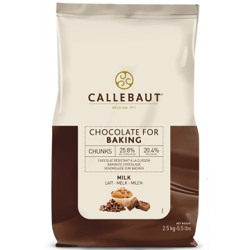Chunk de Chocolate con leche 2.5kg Callebaut