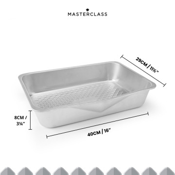 Molde rectangular 38 x 27 cm Aluminio 100% Reciclado Master Class Kitchen Craft