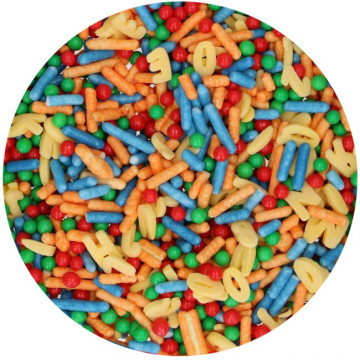 Sprinkles Mix Confeti Alfabeto 65 g Funcakes