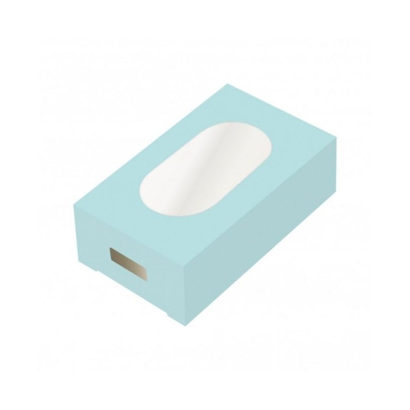 Pack 10 Cajas para Magnum CakeSicle de Bizcocho Azul Pastel Funcakes