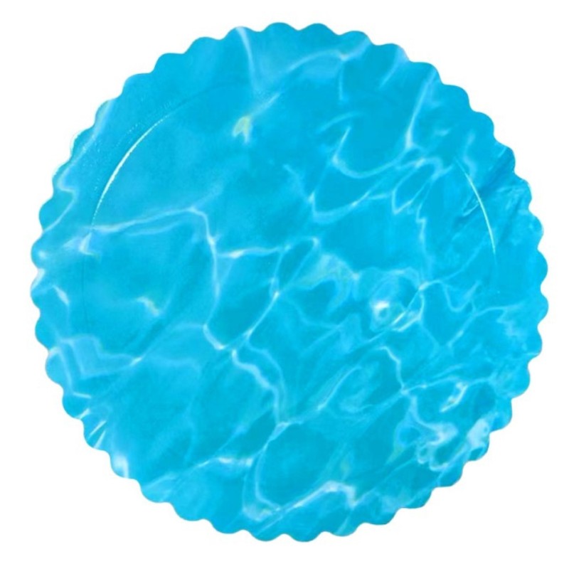 Bandeja redonda 20 cm x 3 cmm AGUA extra fuerte Pastry Colours