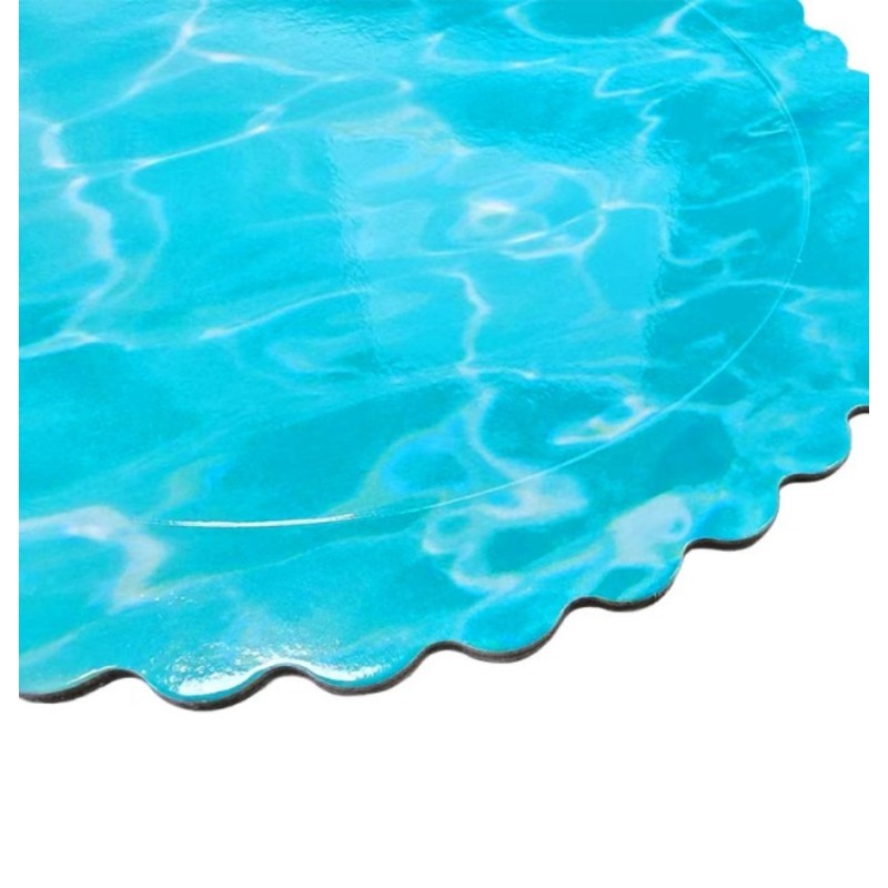 Bandeja redonda 30 cm x 3 cmm AGUA extra fuerte Pastry Colours