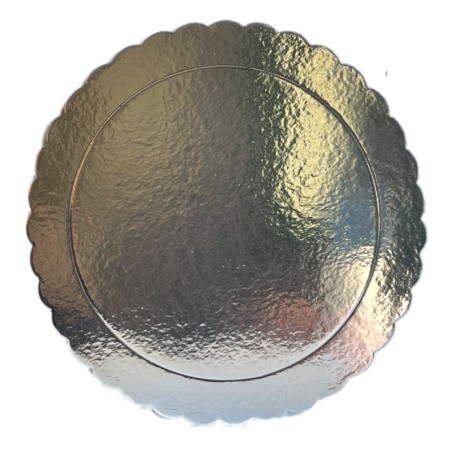 Bandeja redonda 25 cm x 3 mm Plata Extra Fuerte