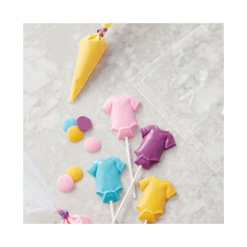 Molde para piruletas bombón de plástico Body Bebe Wilton