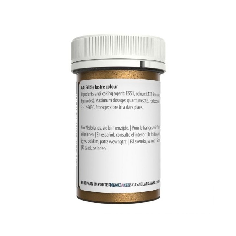 Polvos de brillo Oro Brillante Bright Gold 4 g Sugarflair