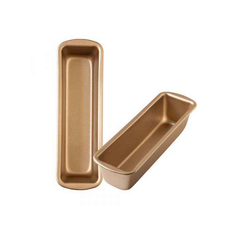 Molde Rectangular Slim Cake Linea Oro 21 x 8 cm Decora Italia