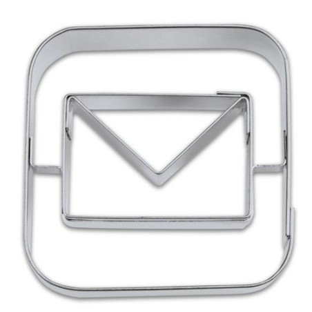 Cortante galleta con símbolo de email Stadter