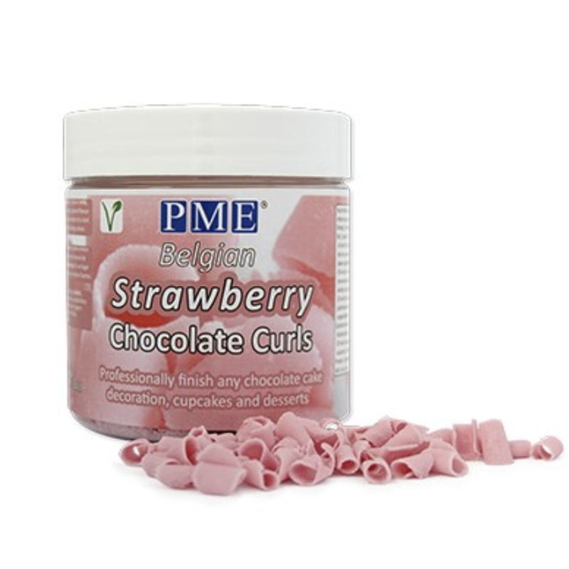 Rizos de Chocolate de Fresa 85 g PME-2