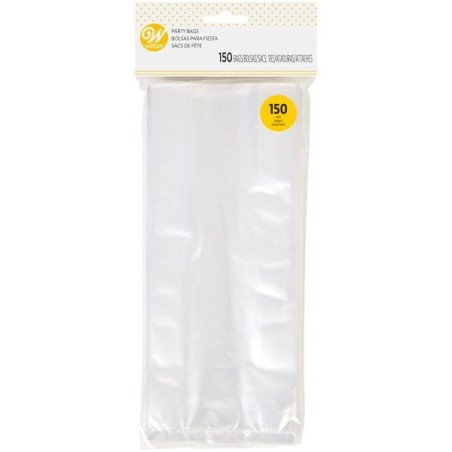 Pack de 150 Bolsas Transparentes básicas Wilton