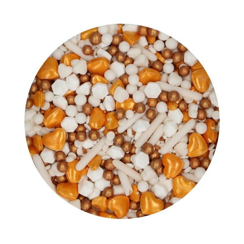 Sprinkles Mix Medley Wedding Bells 70g Funcakes