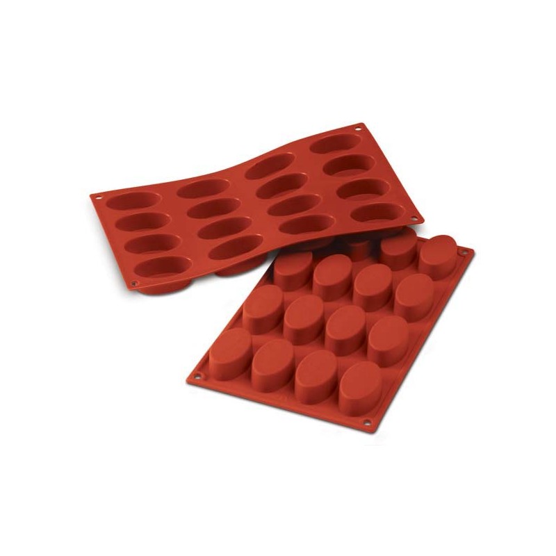 Molde 16 cavidades Oval Silicona Terracota SLK