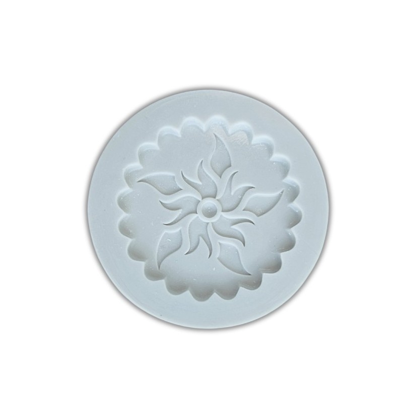 Molde de silicona para fondant Placa Flor del Fuego Alphabet Moulds