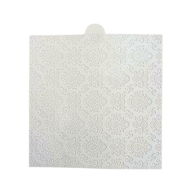 Molde silicona para fondant Damask Mat Alphabet Mould