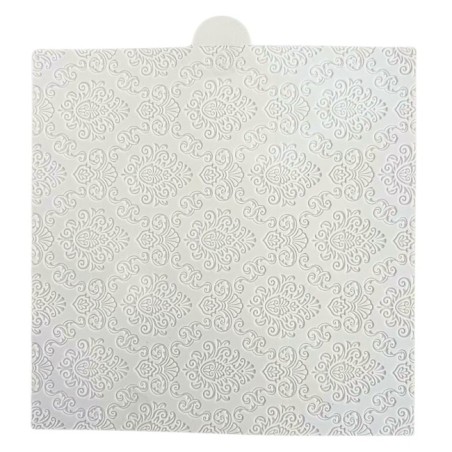 Molde silicona para fondant Damask Mat Alphabet Mould