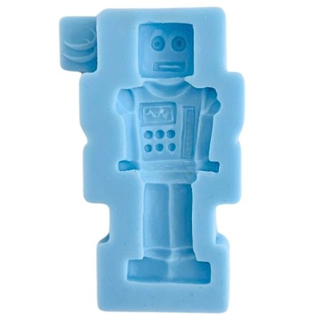 Molde silicona para fondant Robot Windsor Craft