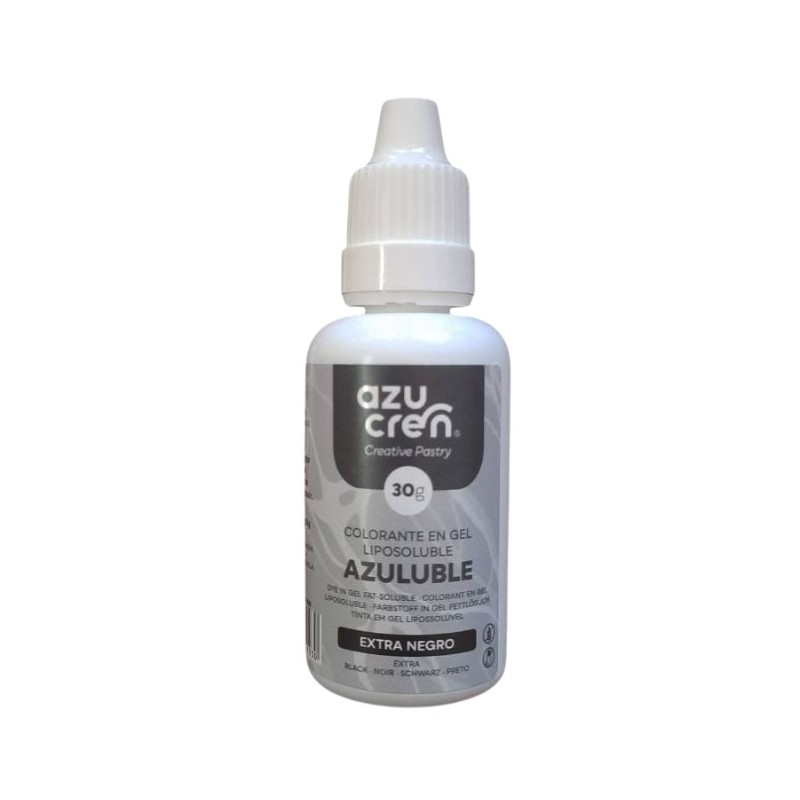 Colorante en gel liposoluble Extra Negro 30 ml Azucren