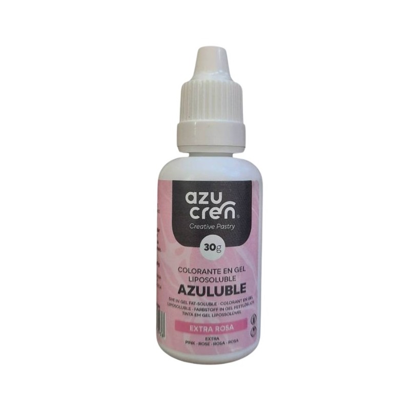 Colorante en gel liposoluble Extra Rosa 30 ml Azucren