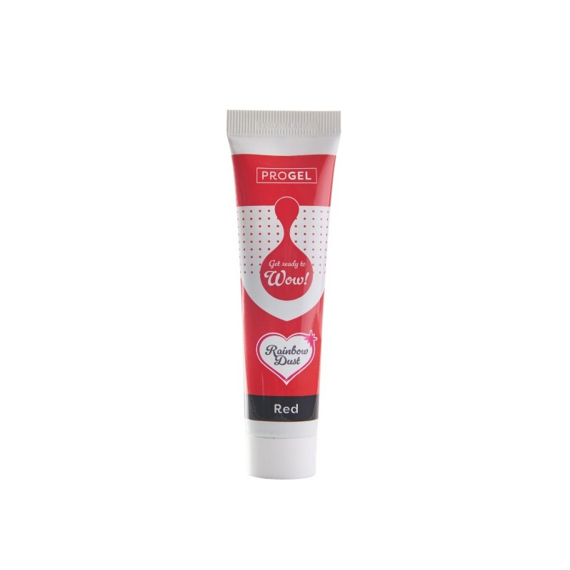 Colorante en gel concentrado Red Rojo ProGel Rainbow Dust