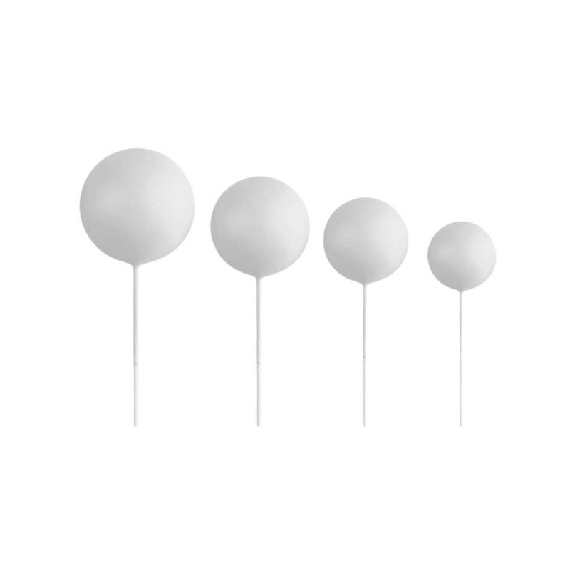 Pack 20 Bolas Decorativas Blanco Azucren
