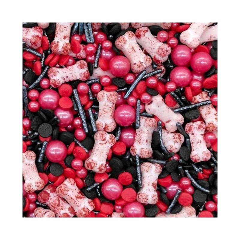 Sprinkles Mix Bloody Bones Halloween 90g Azucren