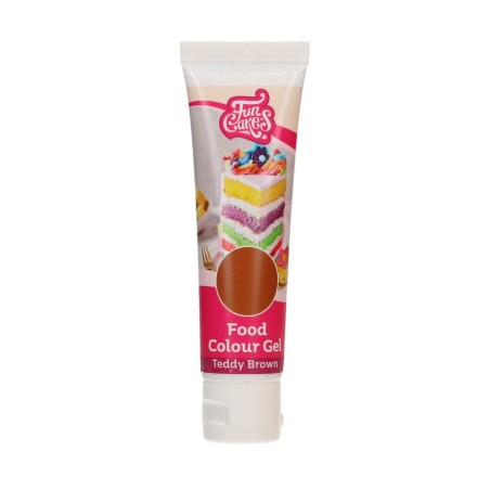 Colorante en gel Marrón Osito Teddy 30 g Funcakes