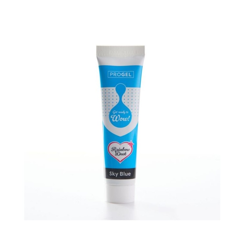 Colorante en gel concentrado Sky Blue Azul cielo ProGel Rainbow Dust